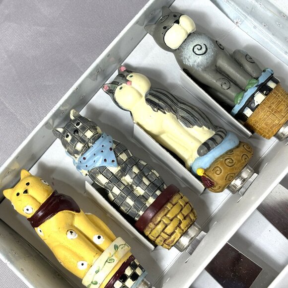 Debbie Mumm 2001 Garden Cat Spreaders Model No. 12737 - Picture 3 of 7